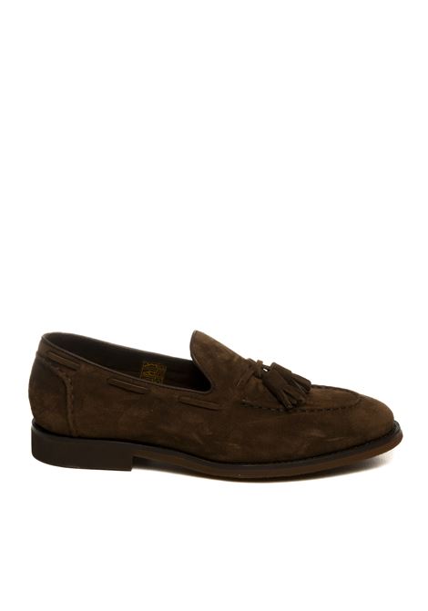 Dark brown suede loafer HENDERSON | 76401VIT-DARK BRO